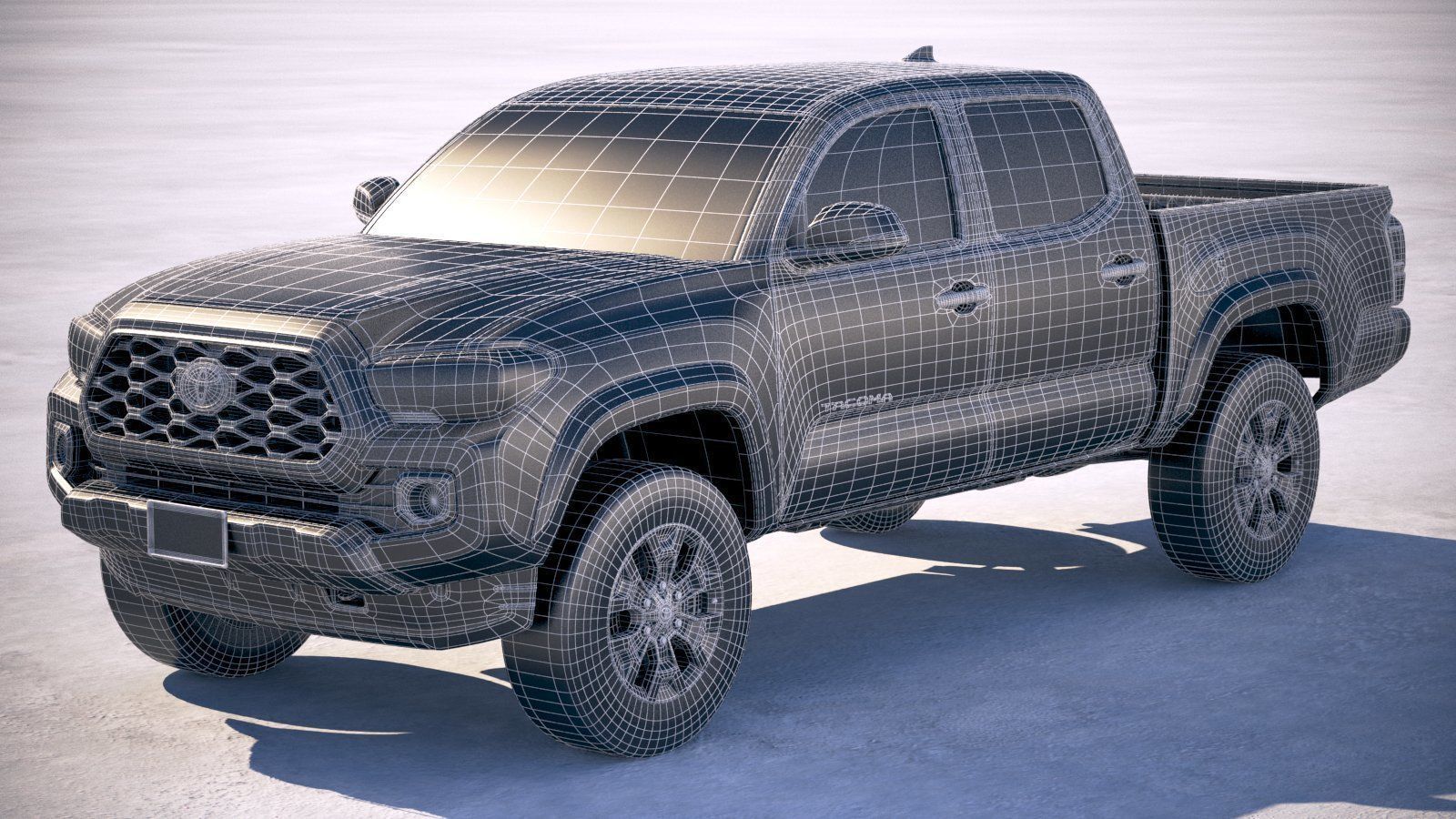 Toyota Tacoma TRD 2020 3D model_26