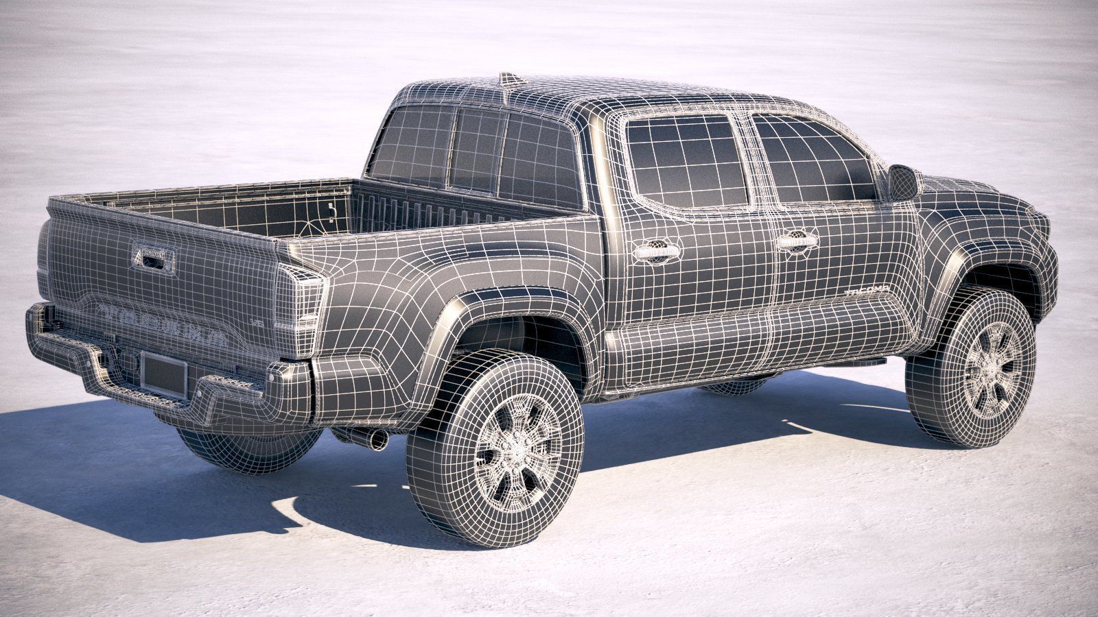 Toyota Tacoma TRD 2020 3D model_27