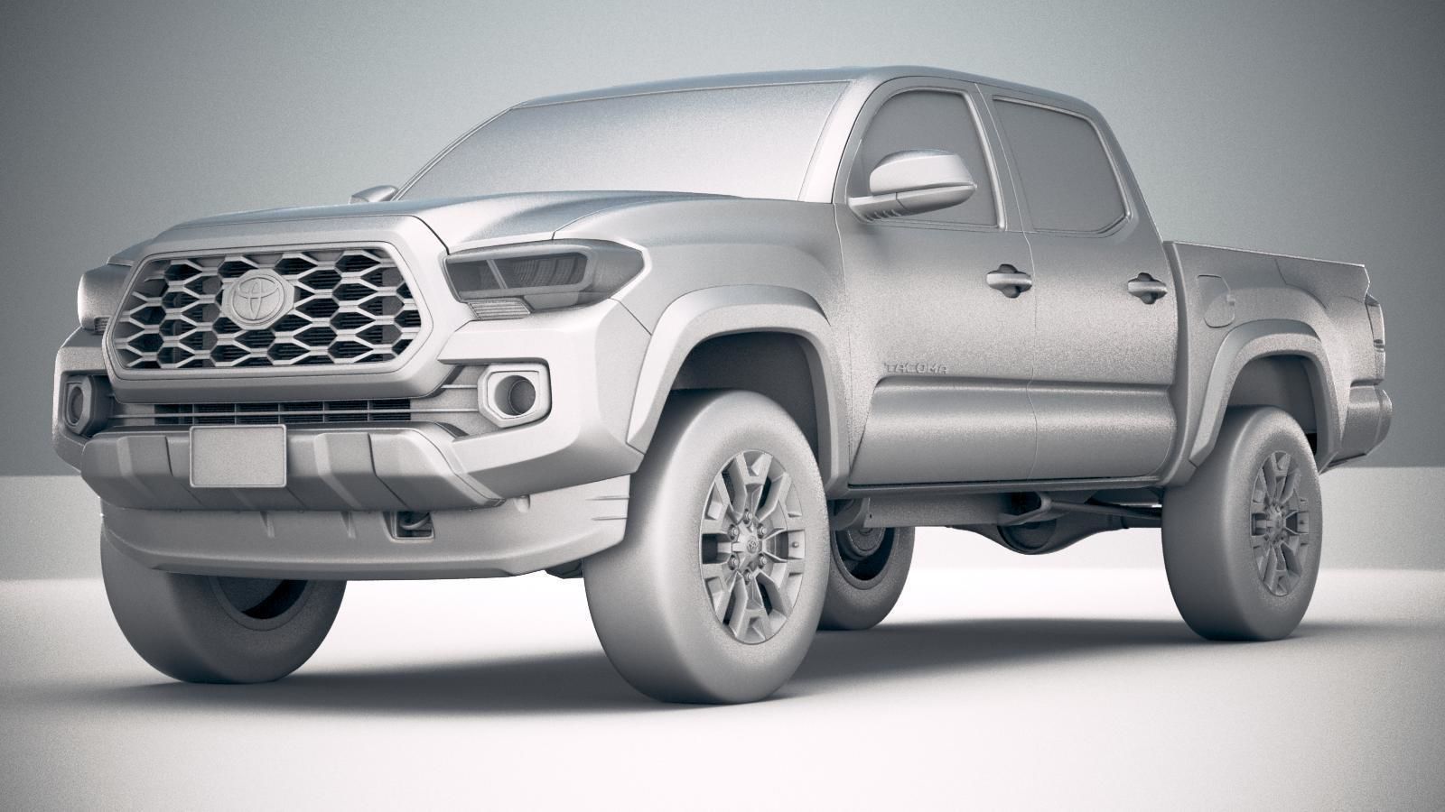 Toyota Tacoma TRD 2020 3D model_22