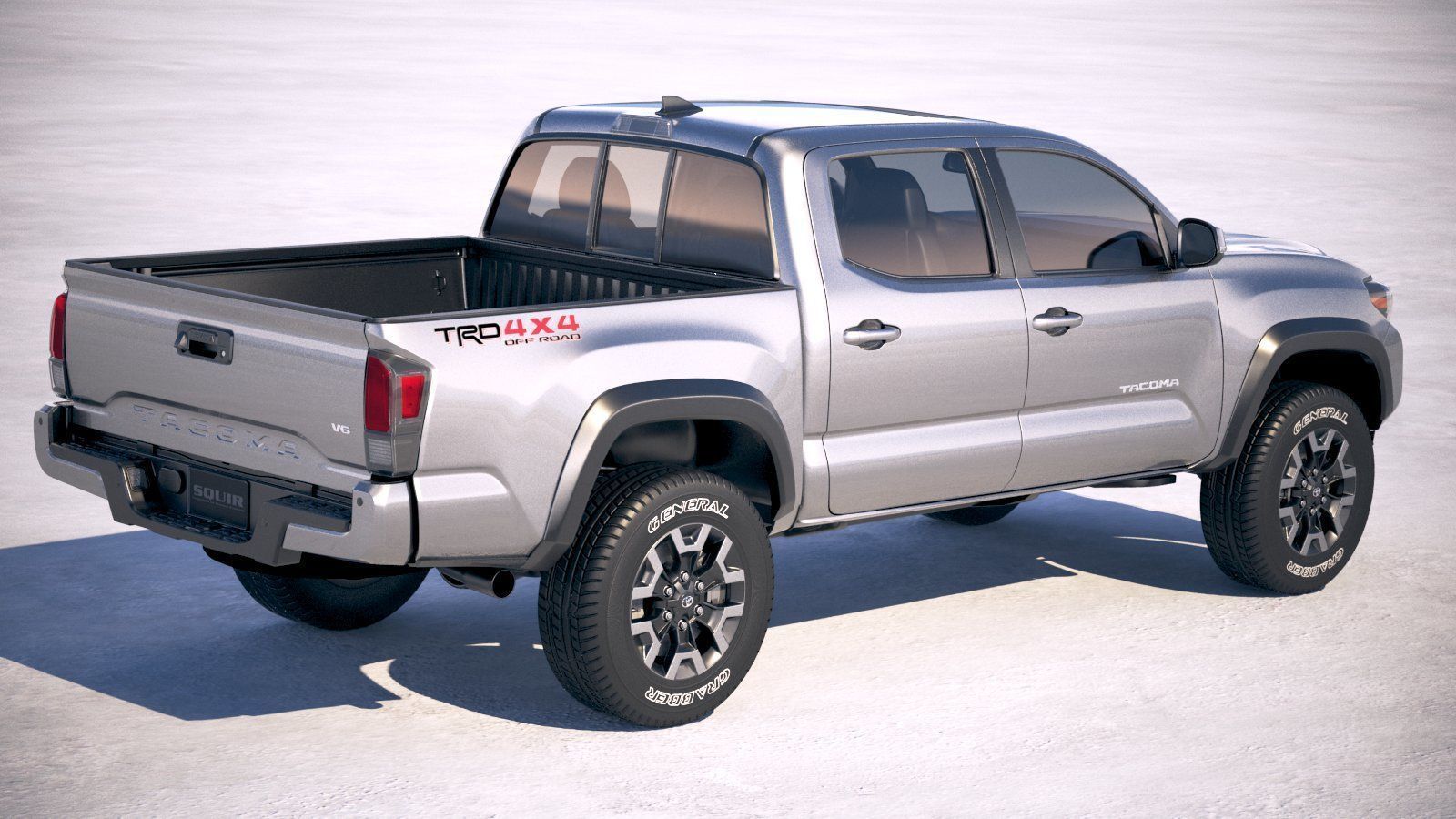 Toyota Tacoma TRD 2020 3D model_4