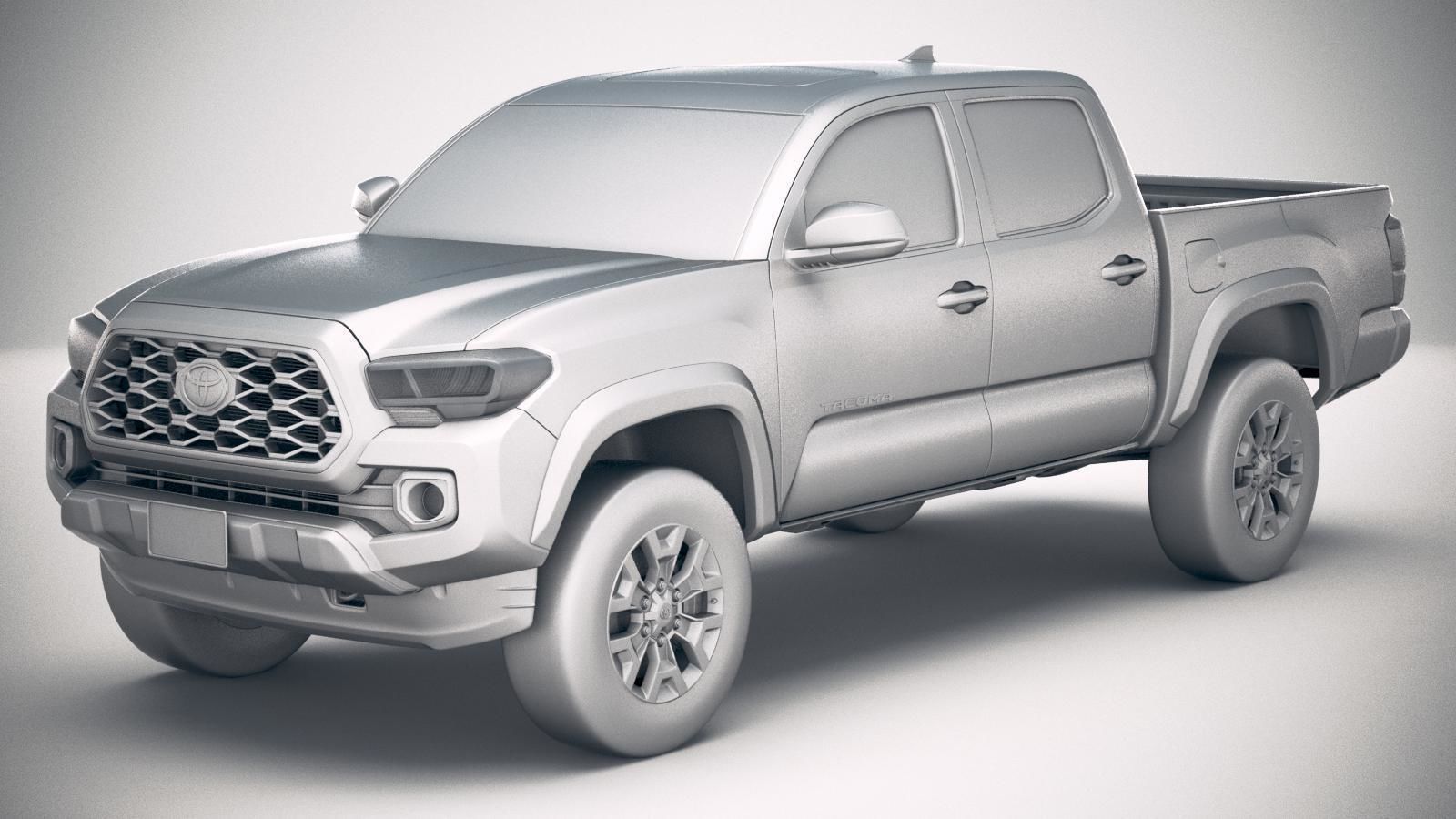 Toyota Tacoma TRD 2020 3D model_17
