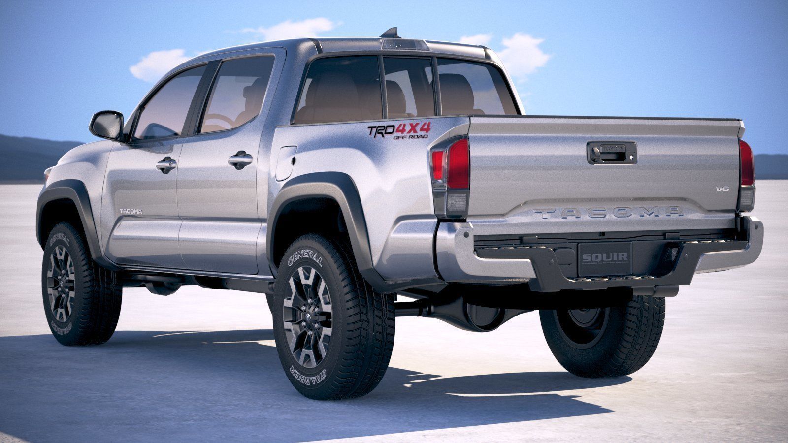 Toyota Tacoma TRD 2020 3D model_13