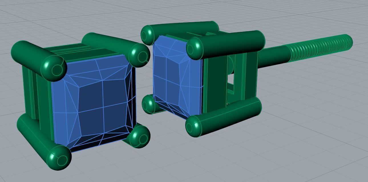 Luke Ear Stud 3D print model_6