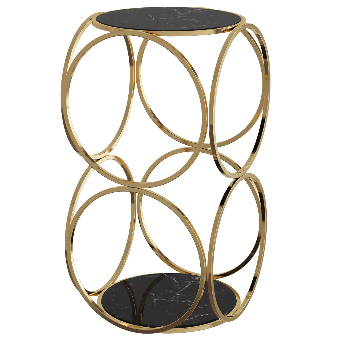 Side Table Alister 3D model_1