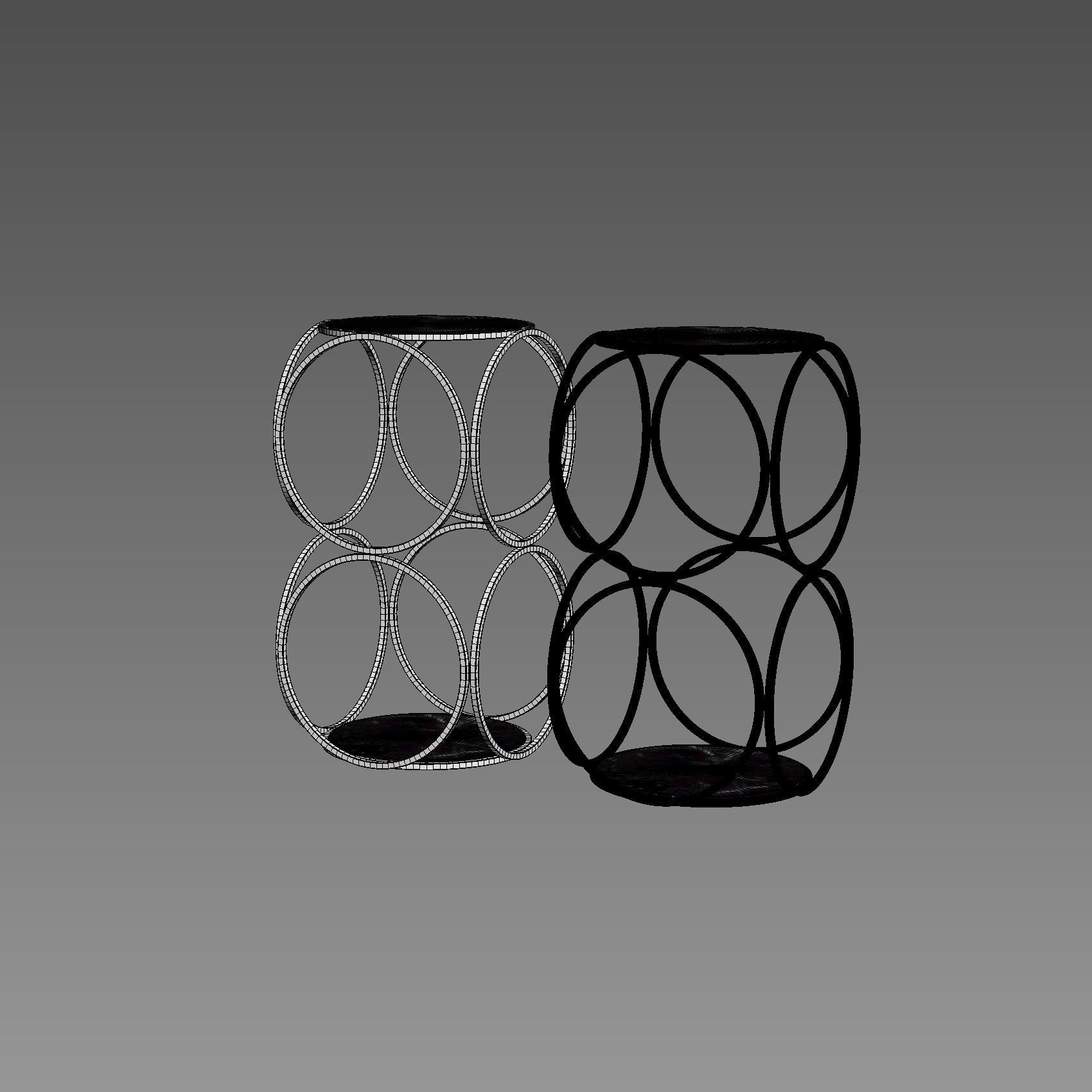 Side Table Alister 3D model_5
