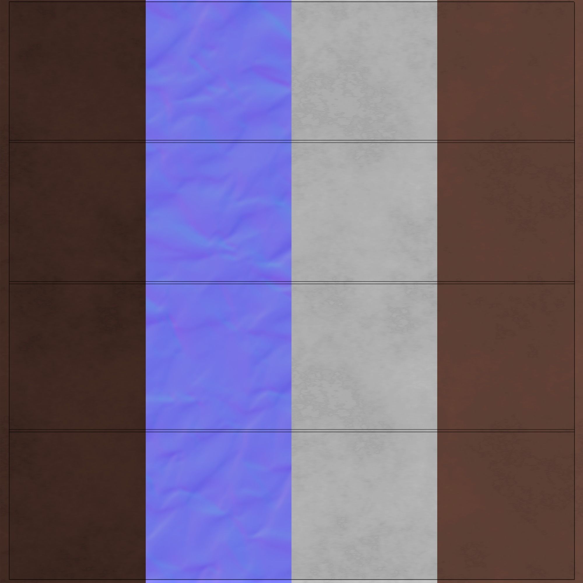 Origami Simple Tree Low-poly 3D model_8