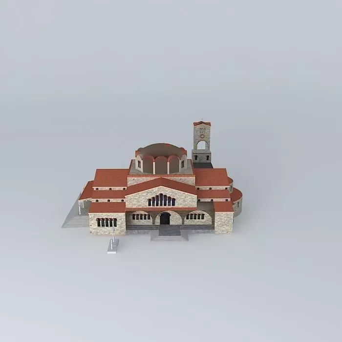 SAINT ATHANASIOS Free 3D model