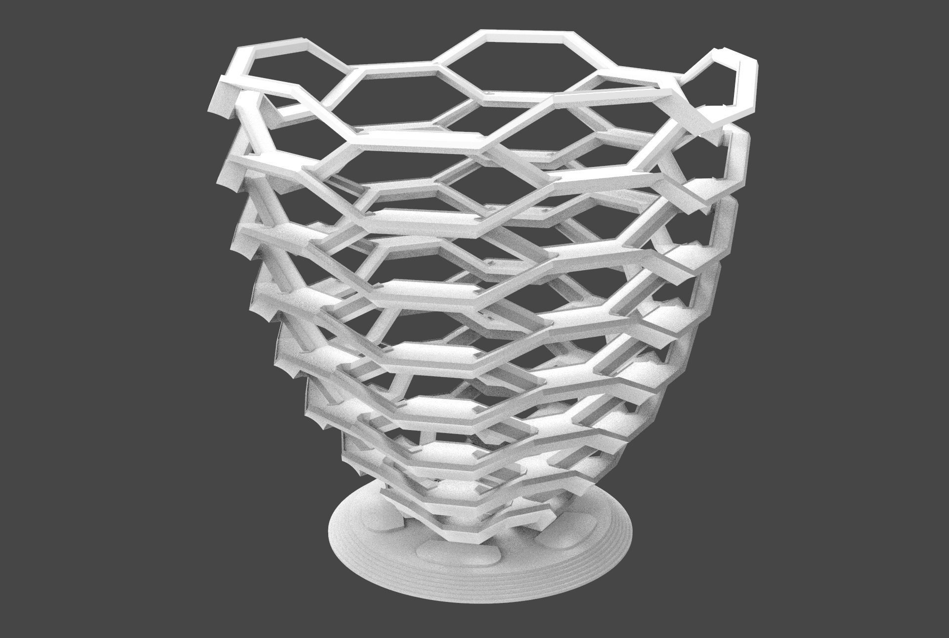 The Vessel - Hudson Yards Staircase - printable 3D model_23
