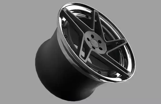 Rotiform CHD-T Wheels Game Ready Print Ready 3D print model