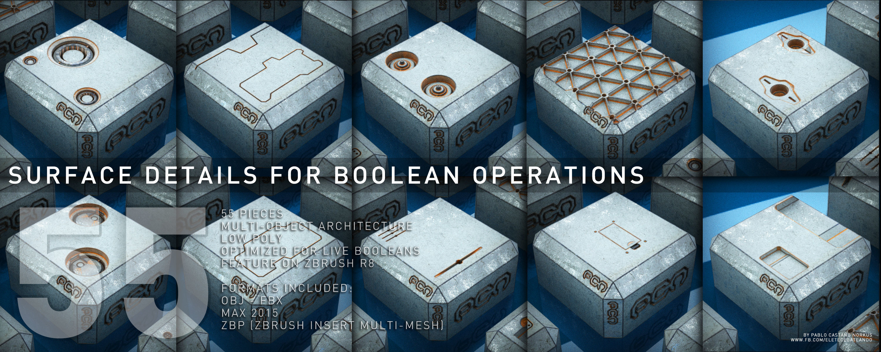 Surface Details For Boolean Operations 3D model_4