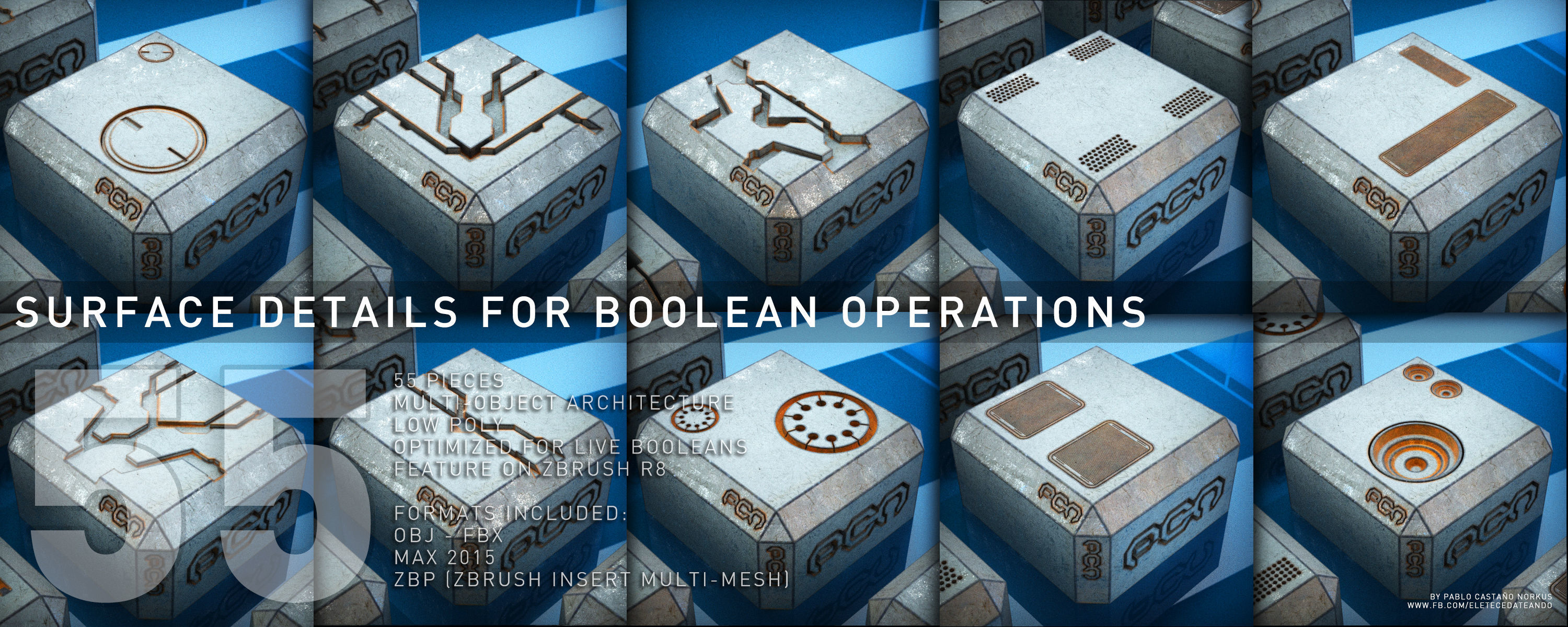Surface Details For Boolean Operations 3D model_5