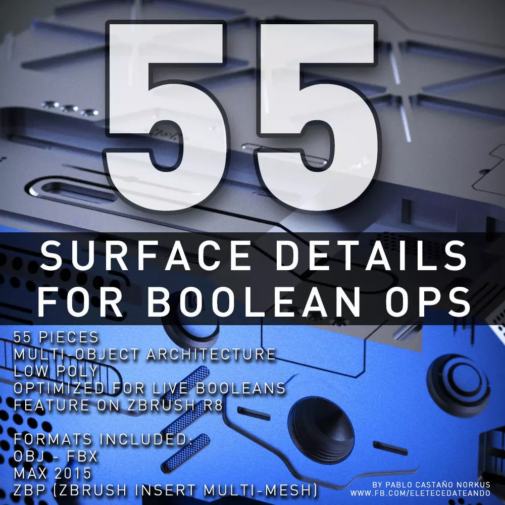 Surface Details For Boolean Operations 3D model_0