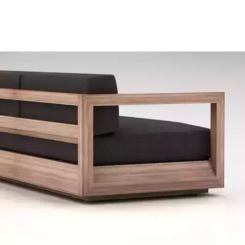 Restoration Hardware Paloma 72 Teak Sofa