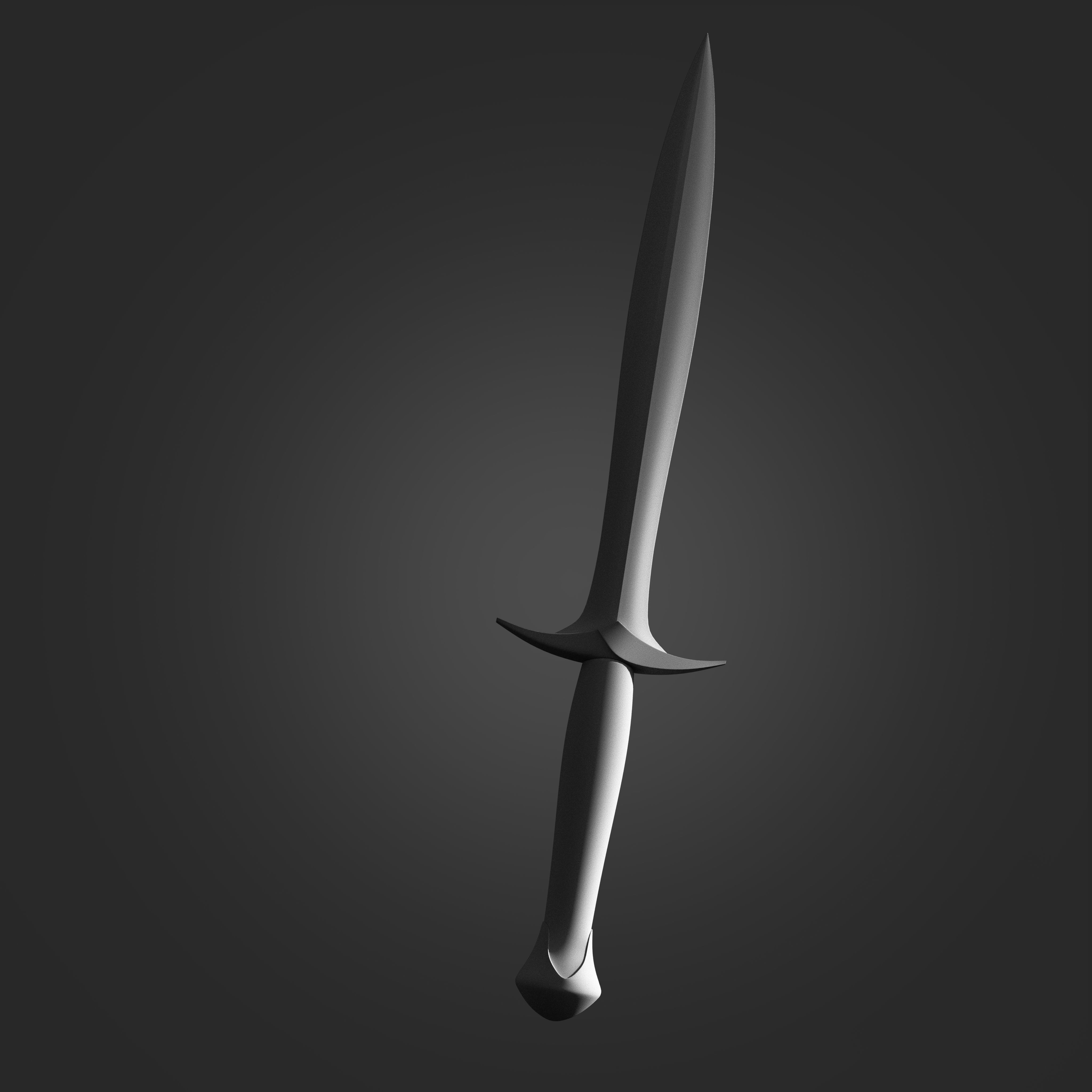 Sting Sword from Lord Of The Rings 3D print model_2