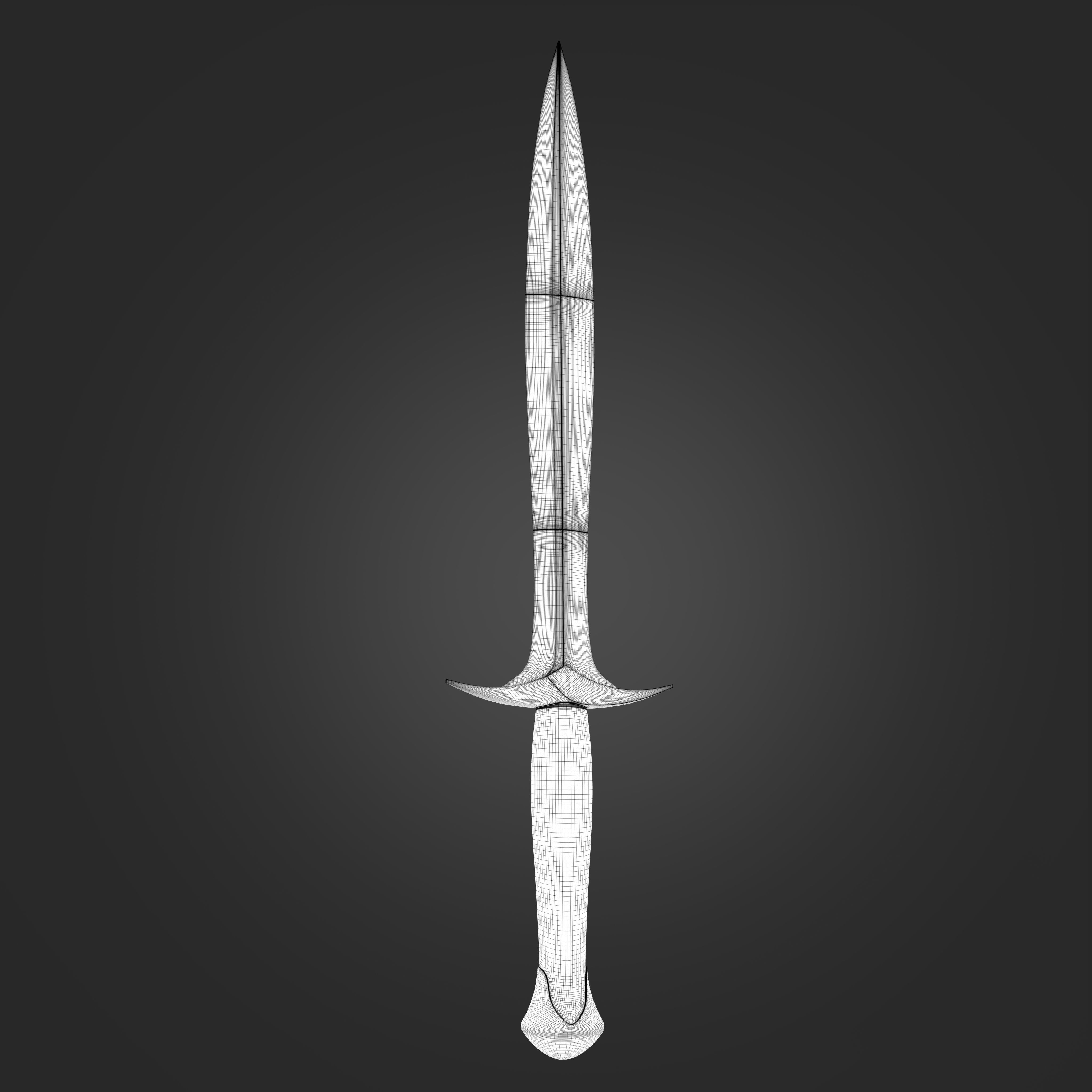 Sting Sword from Lord Of The Rings 3D print model_3