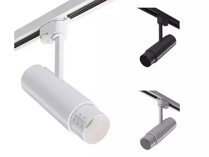 21523x Fuoco Lightstar LED lamp for track 3D model