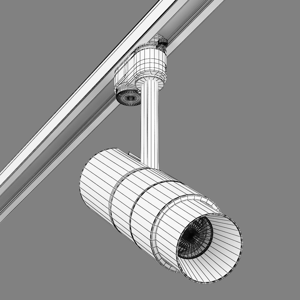 21523x Fuoco Lightstar LED lamp for track 3D model_4