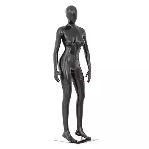 Abstract female mannequin 01 3D model