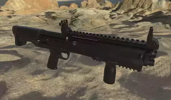 Shotgun gta san andreas sniper rifle 3D model