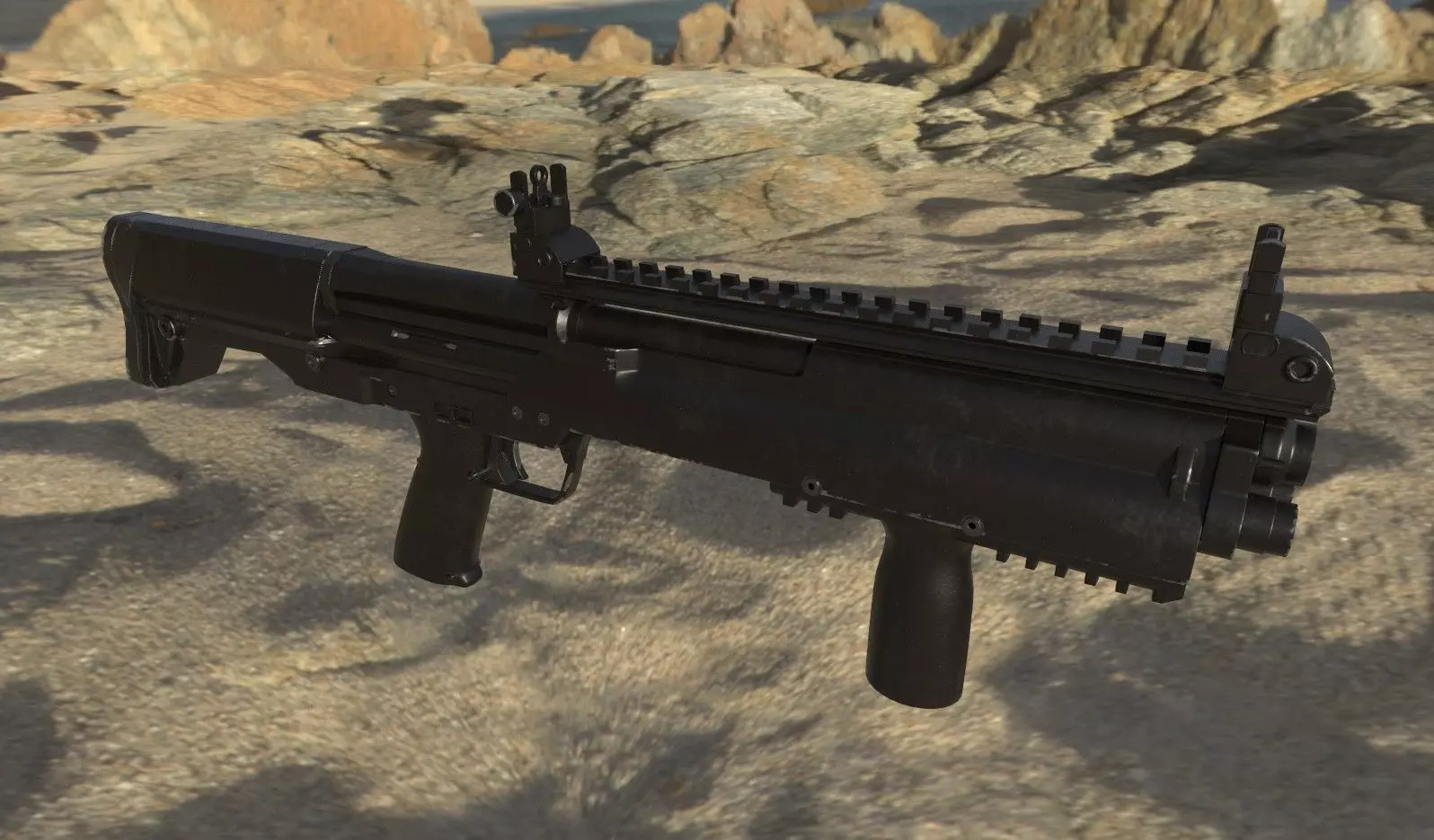 Shotgun gta san andreas sniper rifle 3D model_0