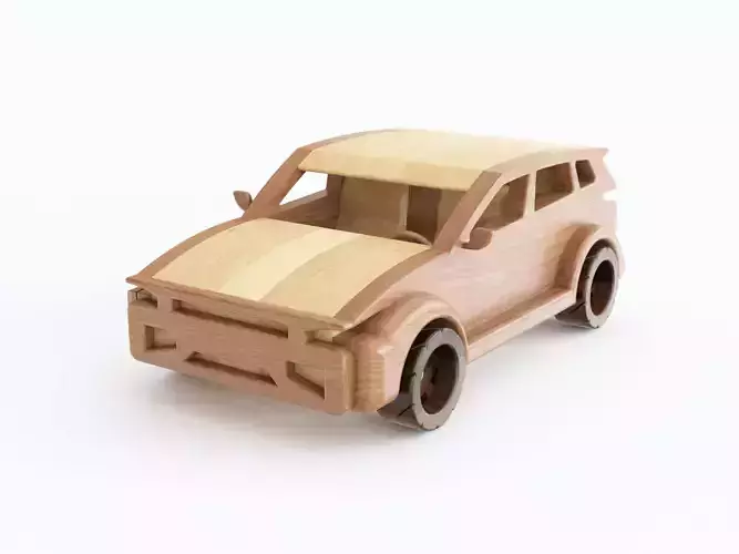 Wooden toy car 11