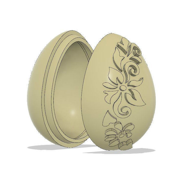 Easter egg surprise 3D print model_6
