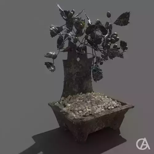 Ceramic Bansai Free 3D model