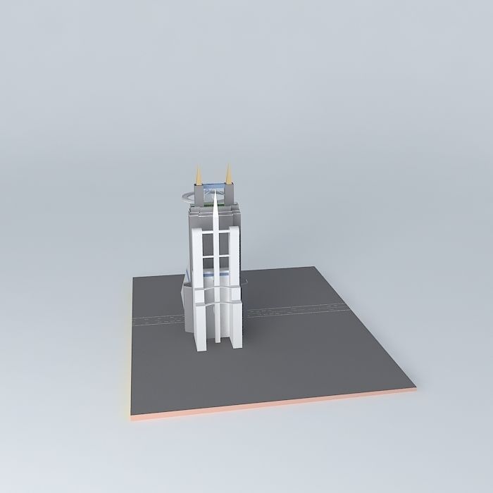 little city progress Free 3D model_2