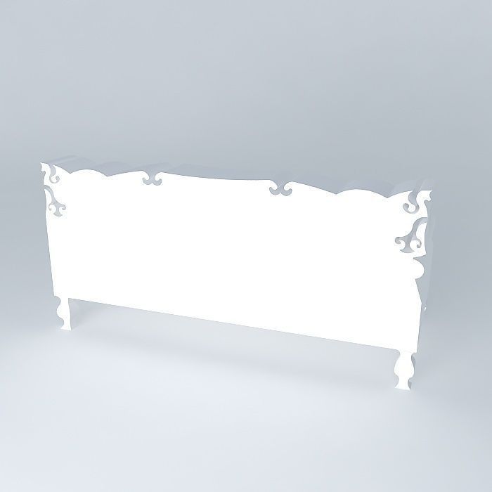 fancy couch Free 3D model_1