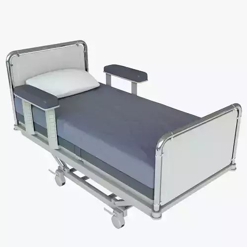 Hospital Bed 3D model