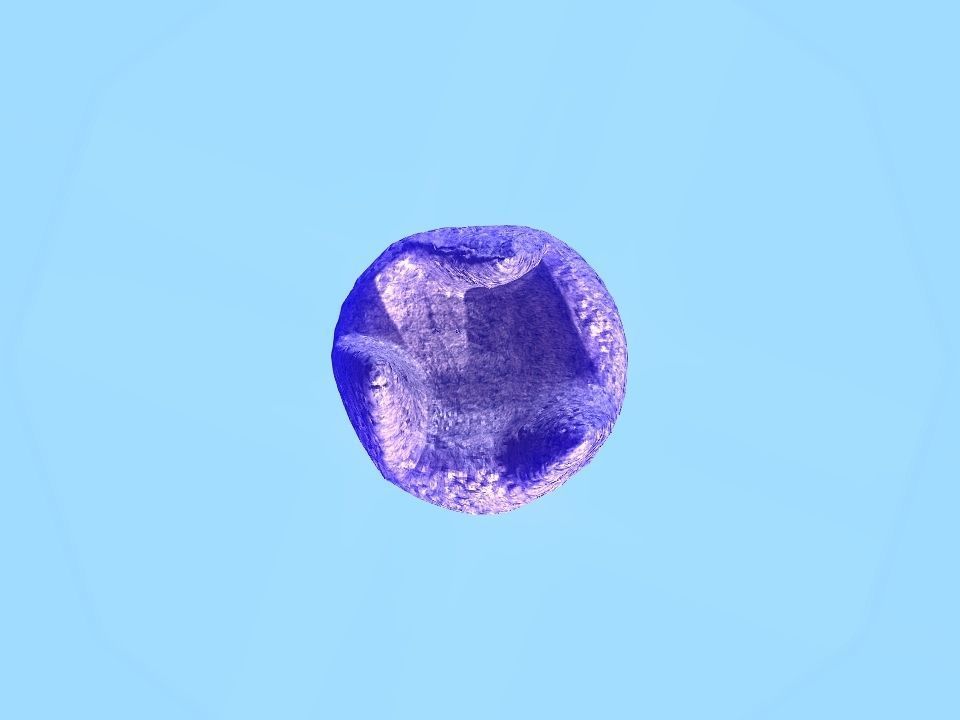 3 Mountains terrain Low-poly 3D model_71