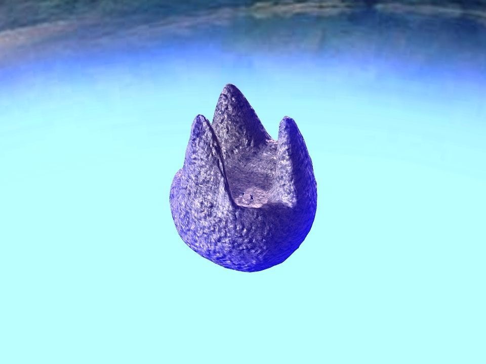 3 Mountains terrain Low-poly 3D model_52