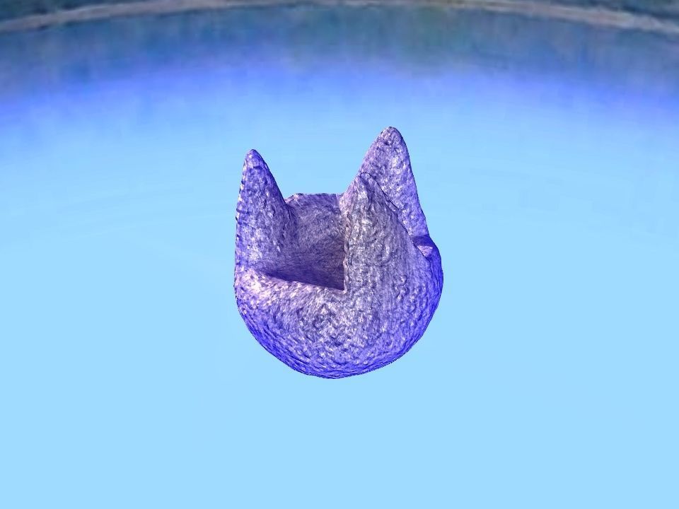 3 Mountains terrain Low-poly 3D model_46