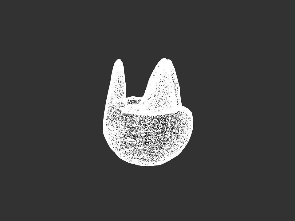 3 Mountains terrain Low-poly 3D model_76