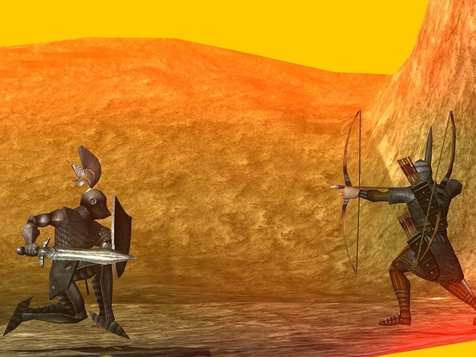 3 Mountains terrain Low-poly 3D model_7