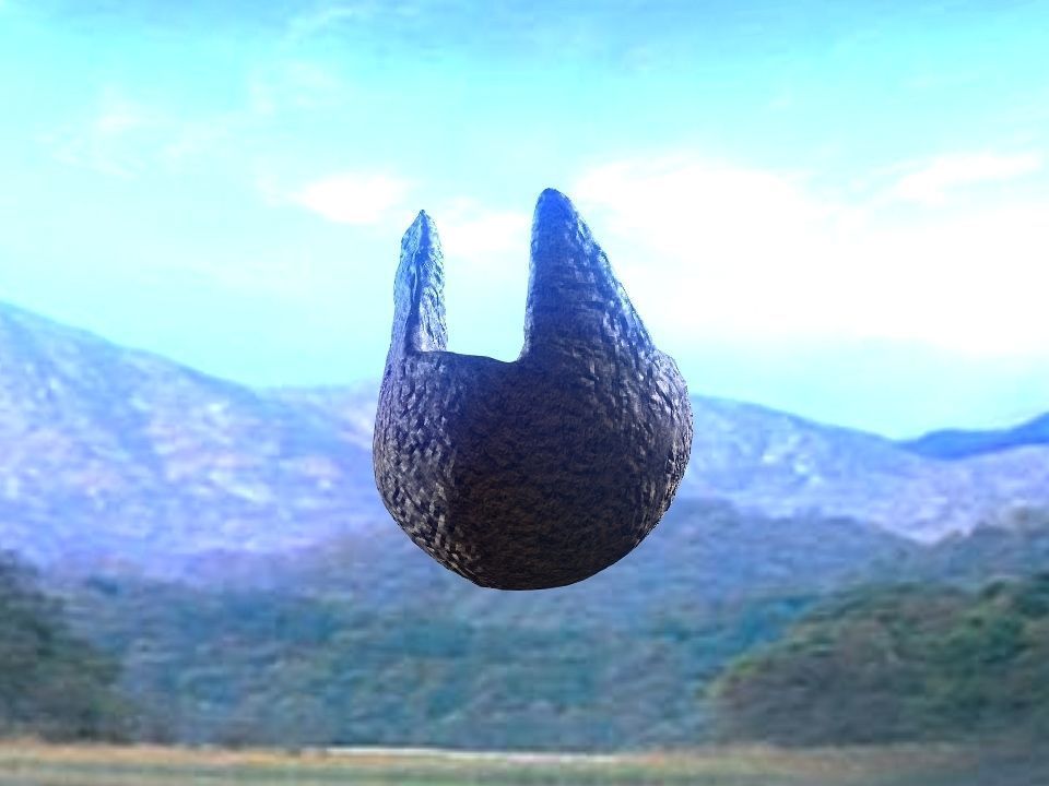 3 Mountains terrain Low-poly 3D model_72