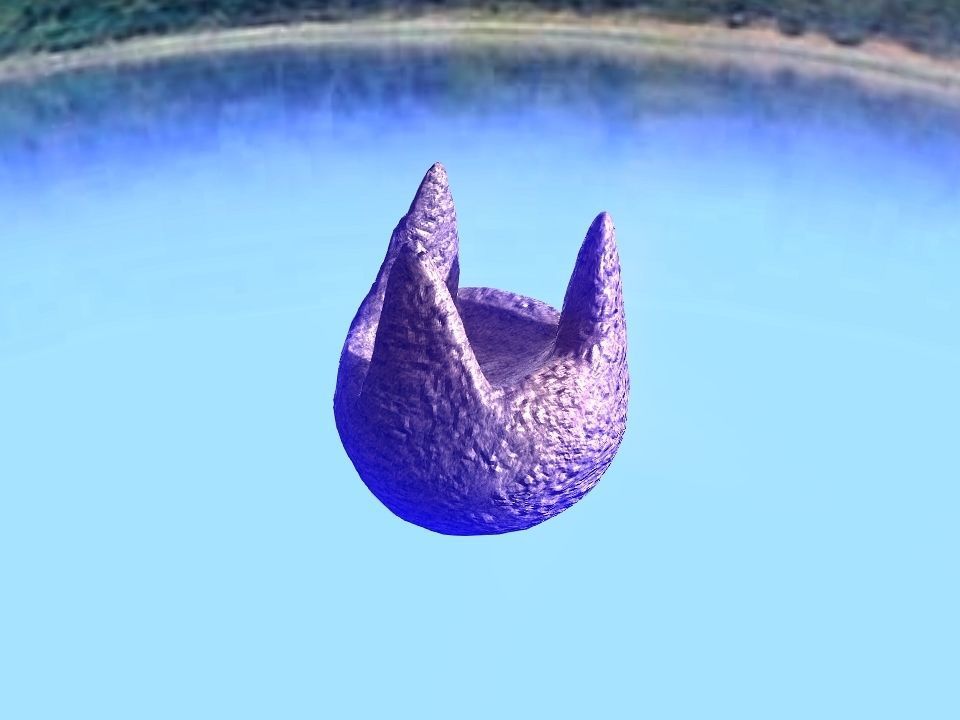 3 Mountains terrain Low-poly 3D model_56