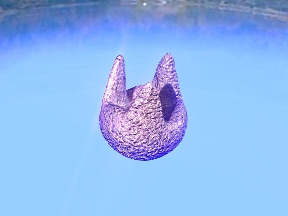 3 Mountains terrain Low-poly 3D model_60