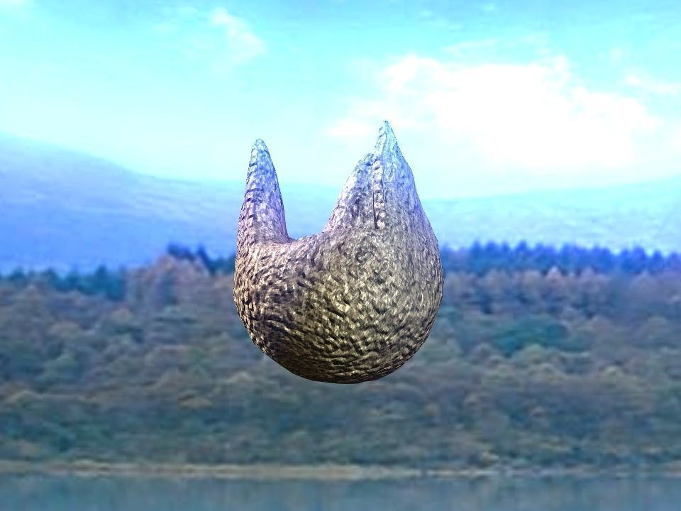 3 Mountains terrain Low-poly 3D model_66