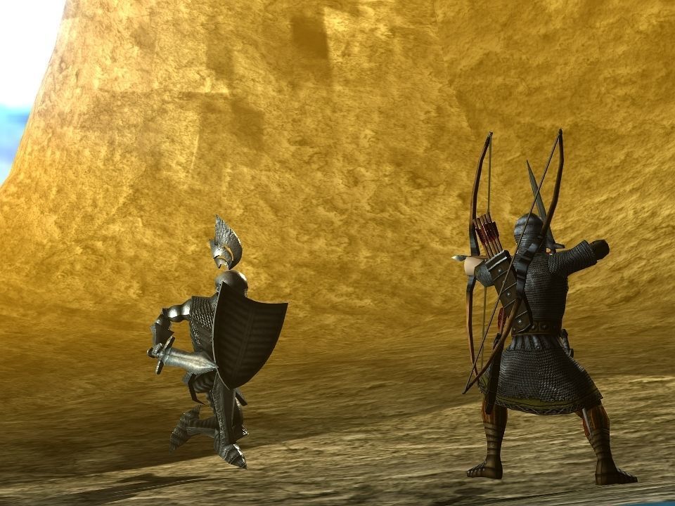 3 Mountains terrain Low-poly 3D model_20