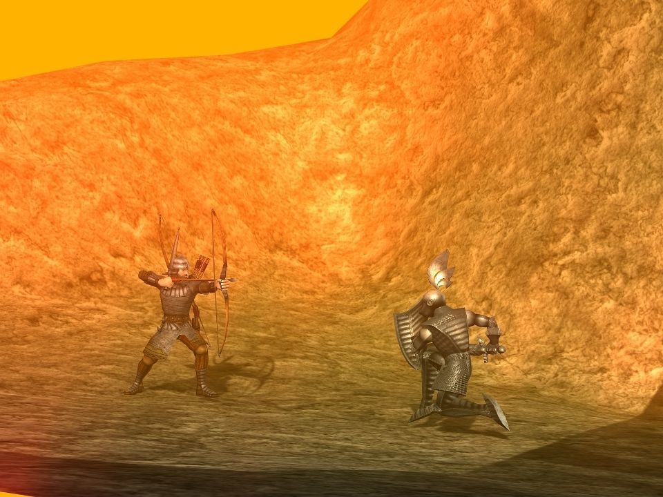 3 Mountains terrain Low-poly 3D model_9