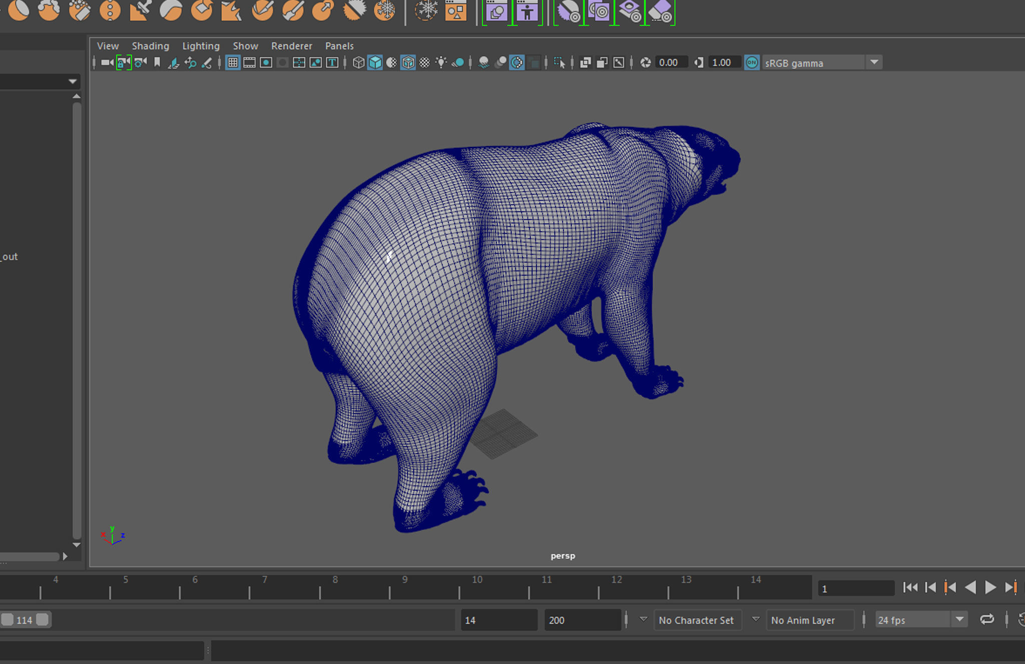 polar bear 3D model_21