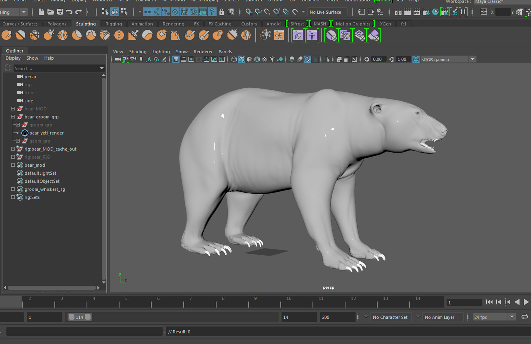 polar bear 3D model_19