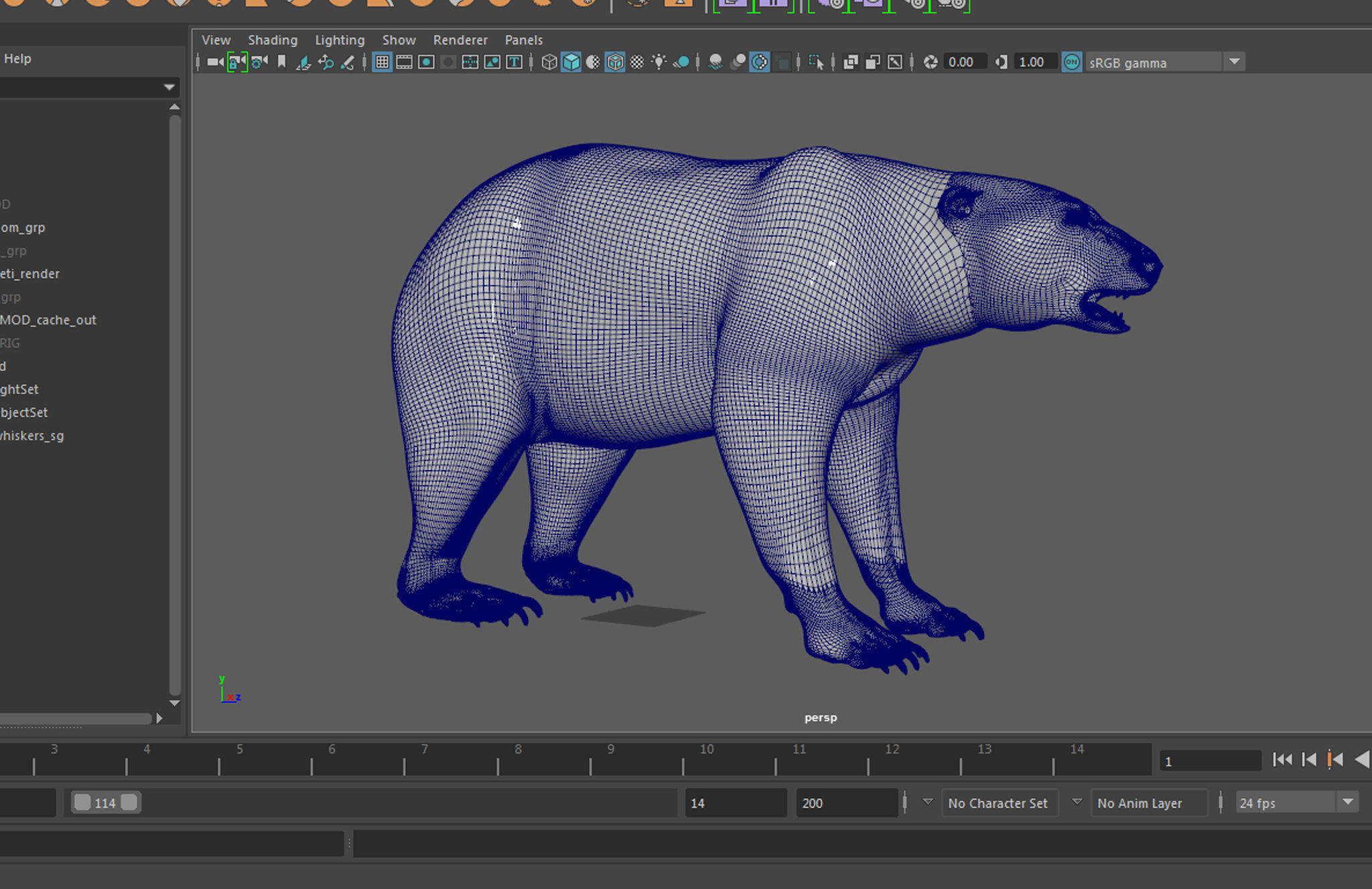 polar bear 3D model_22