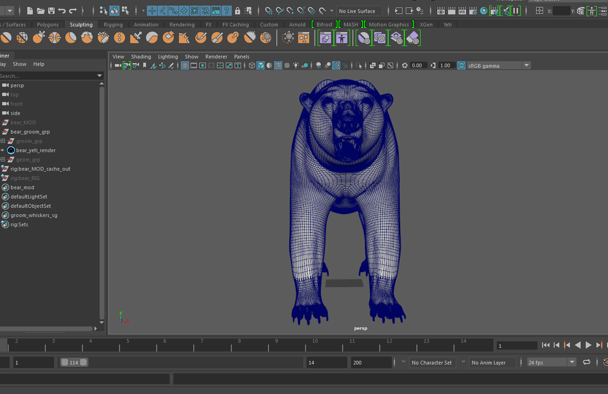 polar bear 3D model_23