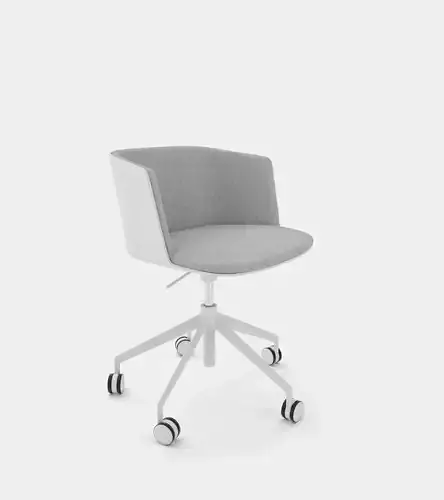 Wheel chair with fabric seat 3D model