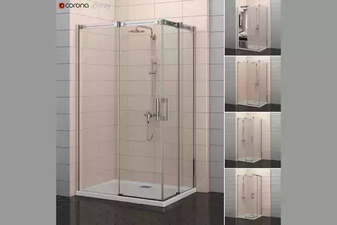 Cabin showers Radaway Espera 3D model