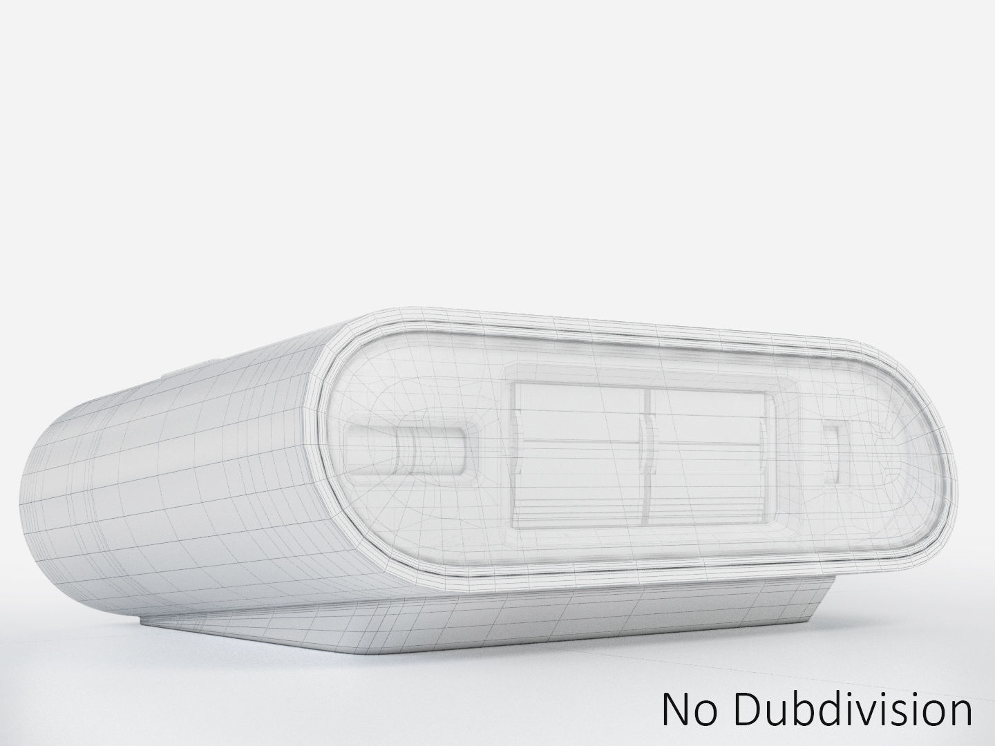 Seiko Flip Alarm Clock 3D model_1