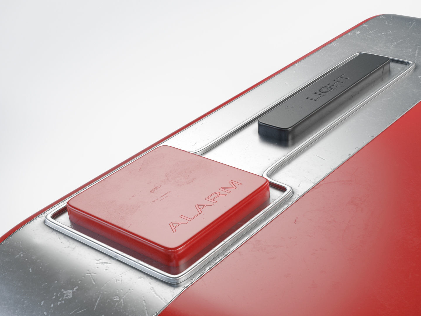 Seiko Flip Alarm Clock 3D model_5