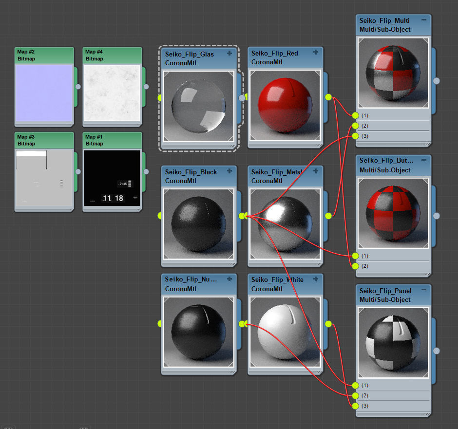 Seiko Flip Alarm Clock 3D model_9
